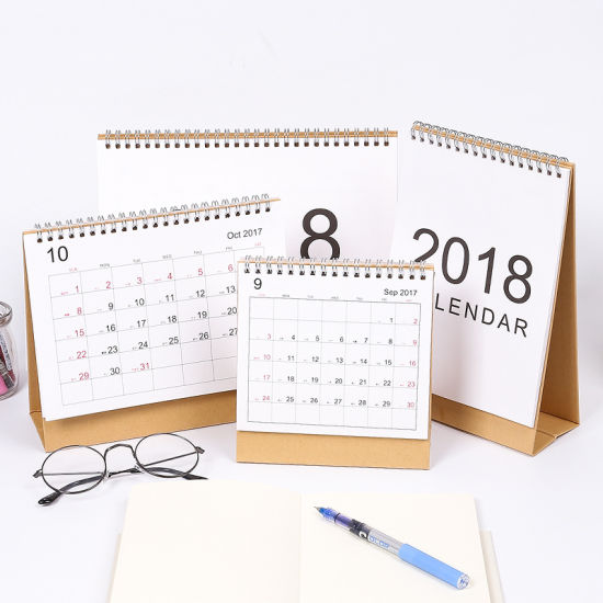 Customized Desk / Table Calendar for Gift, Paper Calendar