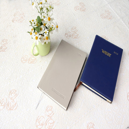 Customized PU Cover Notebook with Hot Stamping Logo